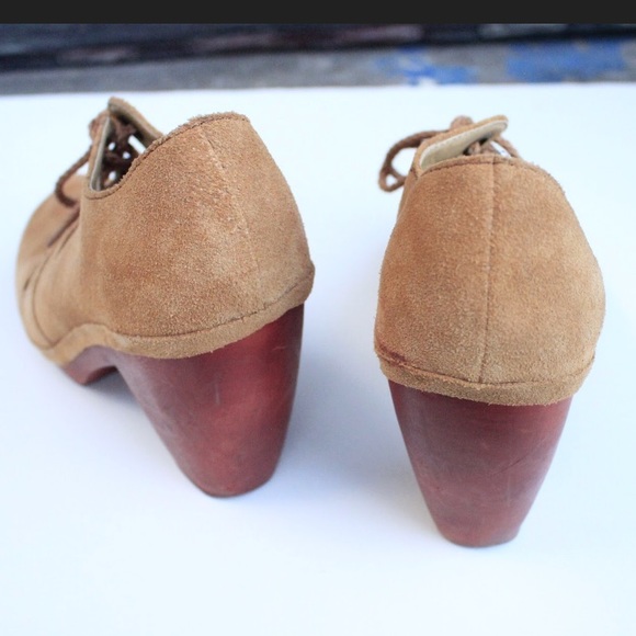 SOLD- Latigo Cabo Cutout Suede Retro Booties - Picture 5 of 7